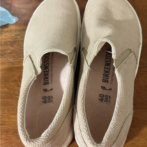 Birkenstock Beige Slip-On Sneakers